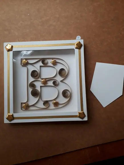 Monograma - Letra B - Quilling