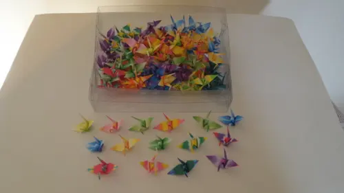 Tsurus Coloridos - kit 100 unidades - 20 Estampas