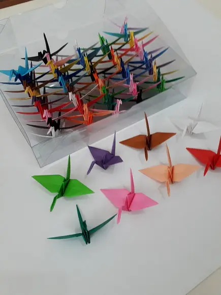 Tsurus Médios - Kit 220 un - Cores Lisas - Origami