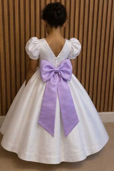 Cinto para Vestido Daminha Lavanda