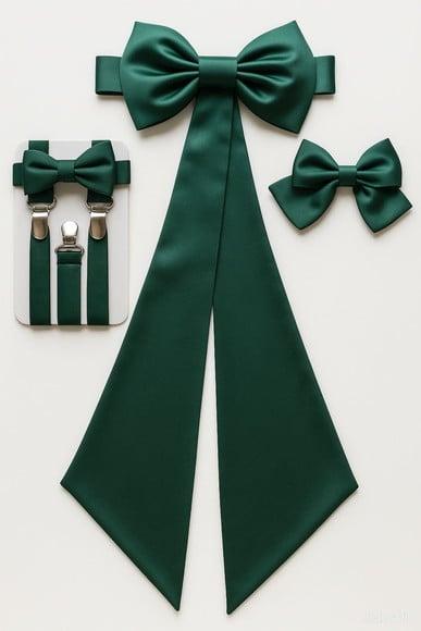 Cinto para Vestido Daminha Verde Esmeralda