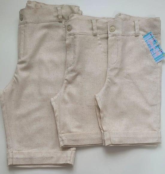 Bermuda Infantil Linho