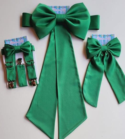 Cinto para Vestido Daminha Verde Esmeralda