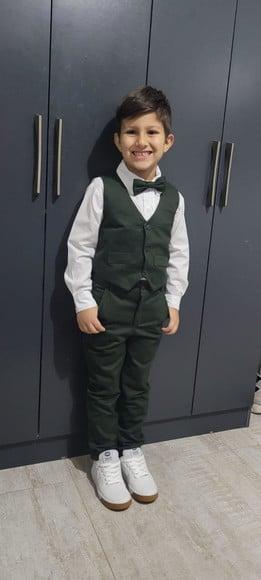 Roupa Pajem Verde Oliva