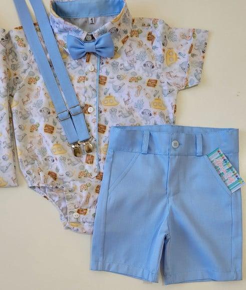 Roupa Fundo do Mar Aquarela