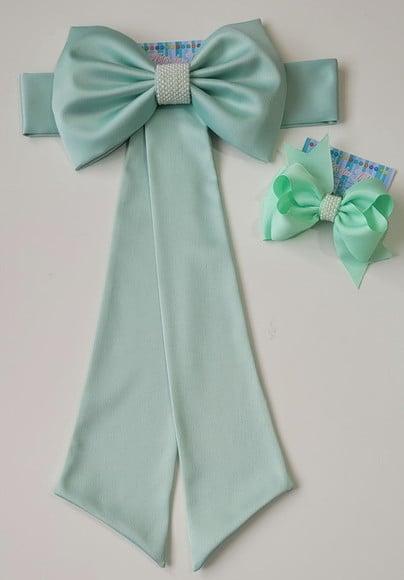 Cinto para Vestido Daminha Verde Menta