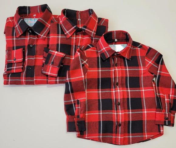 Camisa Xadrez Tal Mãe Tal Filhos