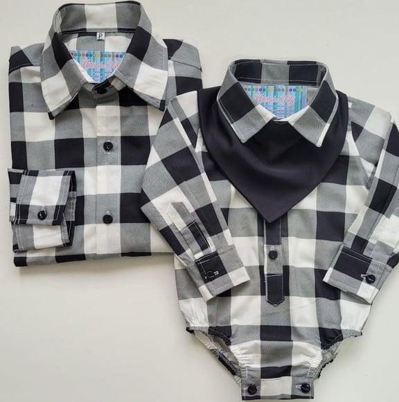 Camisa Xadrez Tal Pai Tal Filho
