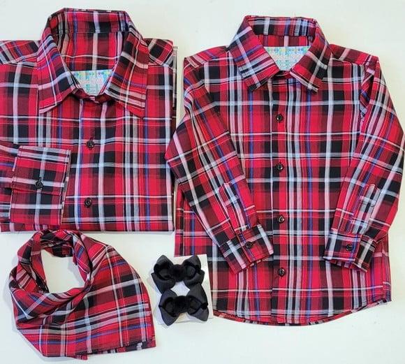 Camisa Xadrez Tal Pai Tal Filho