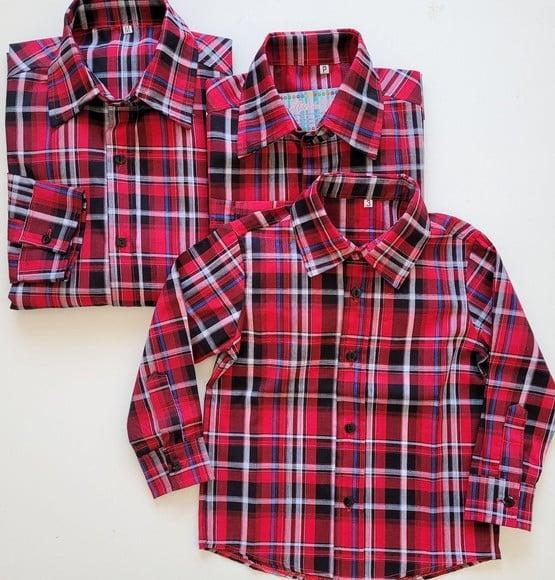 Camisa Xadrez Tal Mãe Tal Filho