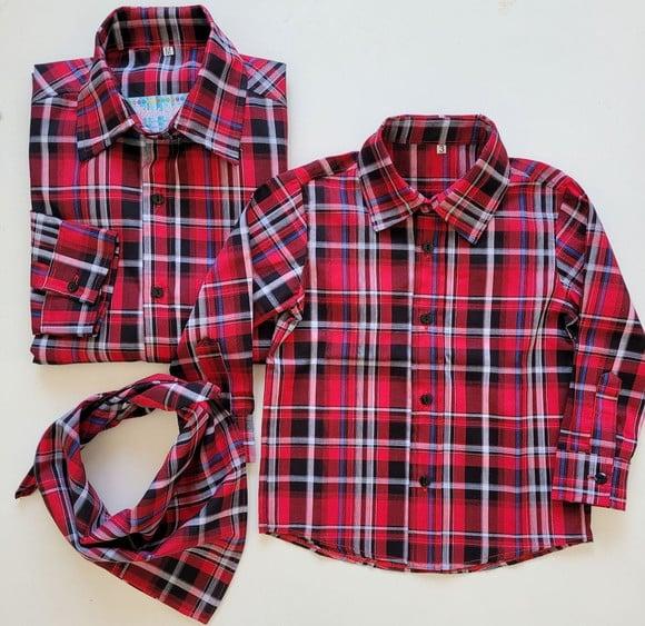 Camisa Xadrez Tal Pai Tal Filho