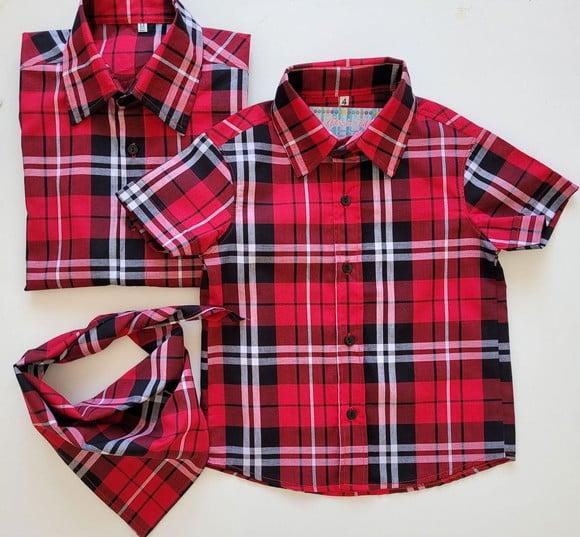 Camisa Xadrez Tal Pai Tal Filho