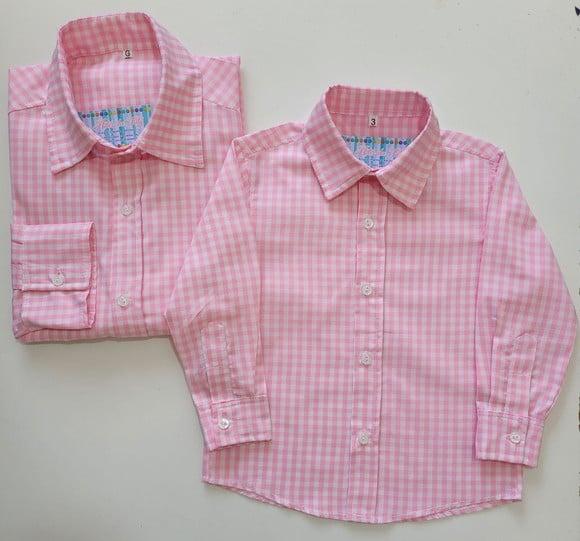 Camisa Xadrez Tal Pai Tal Filho