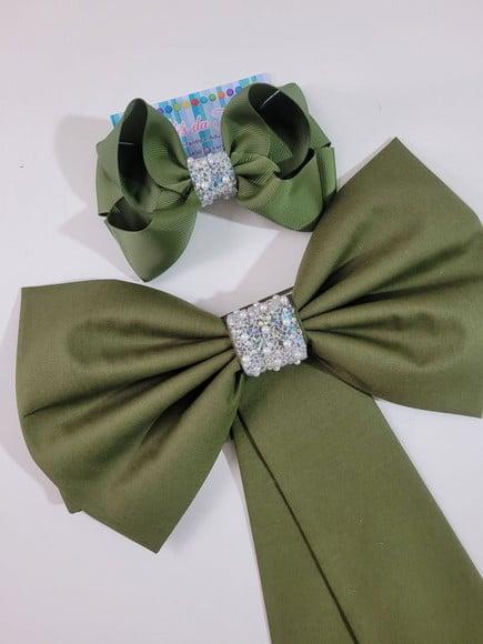 Cinto para Vestido Daminha Verde Musgo