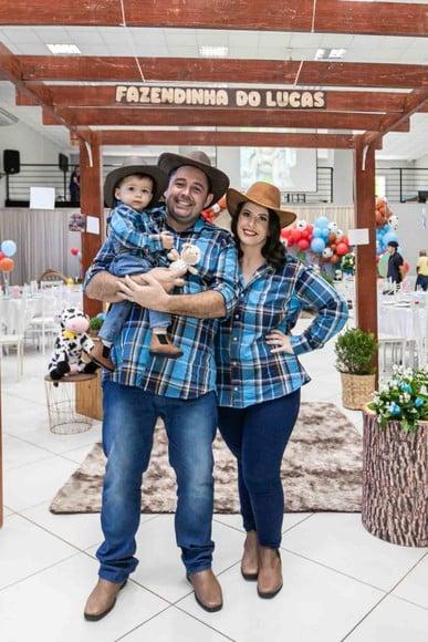 Camisa Xadrez Tal Pai Tal Mãe Tal Filho