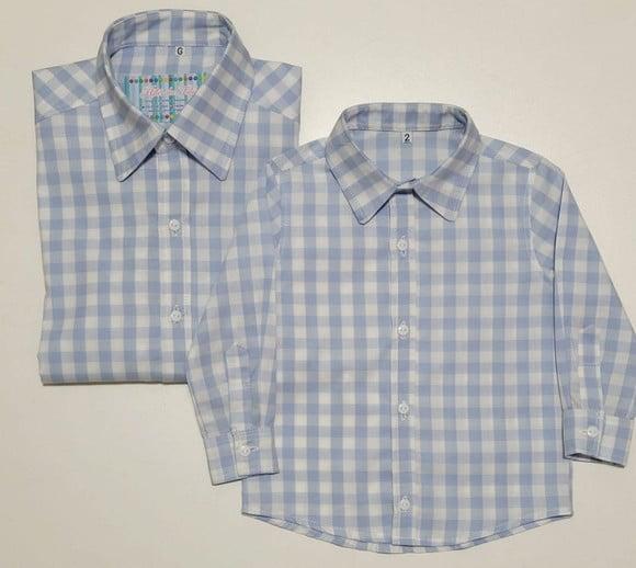 Camisa Xadrez Tal Pai Tal Filho