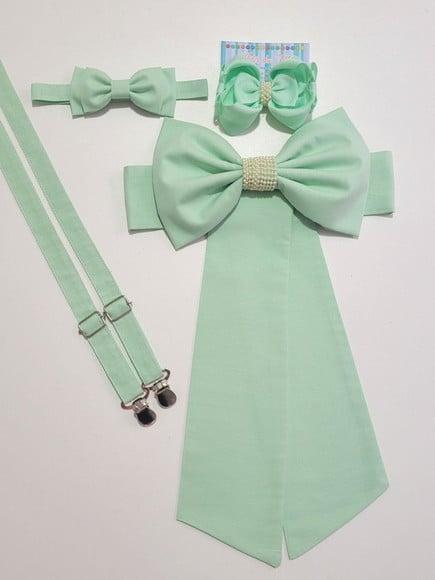Cinto para Vestido Daminha Verde Menta