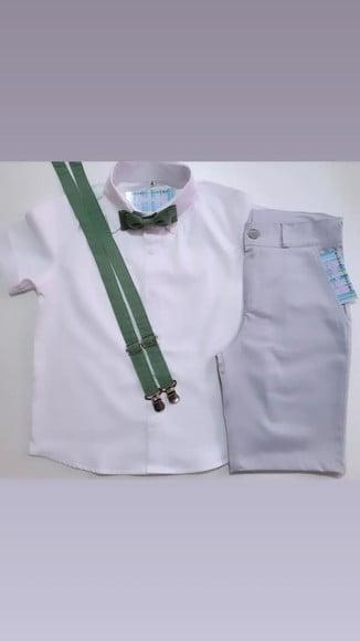 Roupa Pajem Cinza