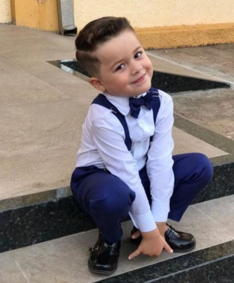 Roupa Pajem Azul Marinho