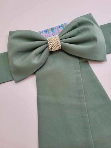 Cinto para Vestido Daminha Verde Oliva