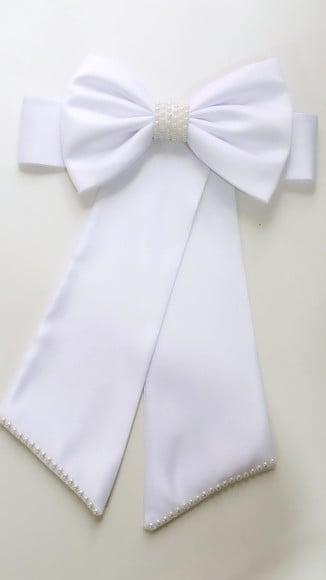 Cinto para Vestido Daminha Branco