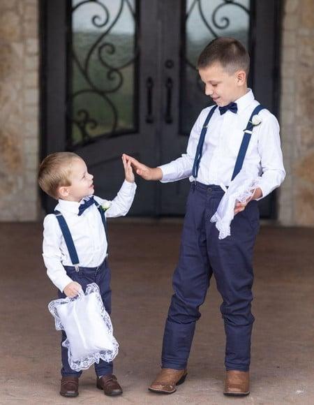 Roupa Pajem Azul Marinho