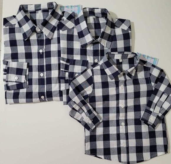 Camisa Xadrez Tal Pai Tal Mãe Tal Filho