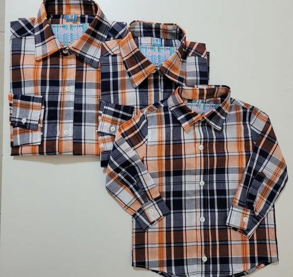 Camisa Xadrez Tal Pai Tal Mãe Tal Filho