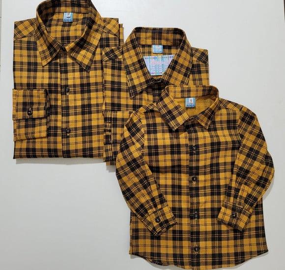 Camisa Xadrez Tal Mãe Tal Filho