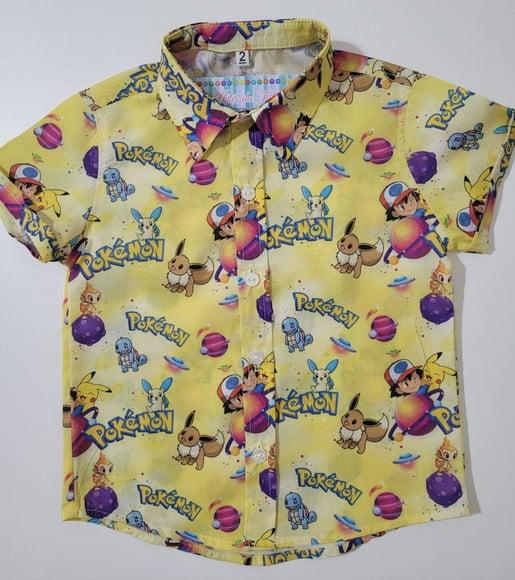 Camisa Pokémon Infantil