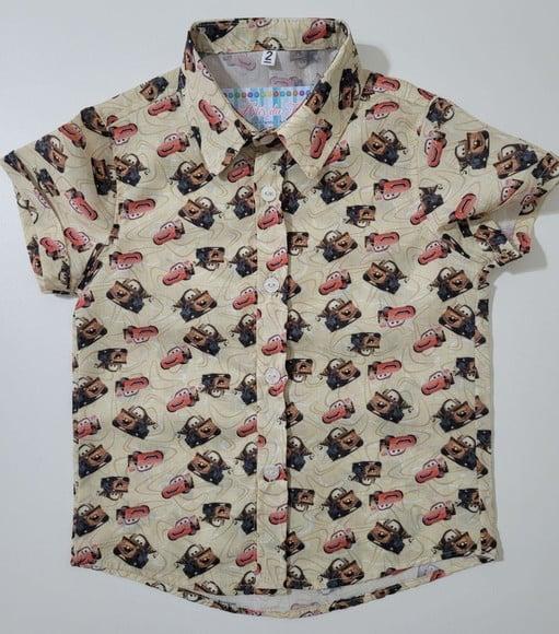 Camisa Carros Infantil