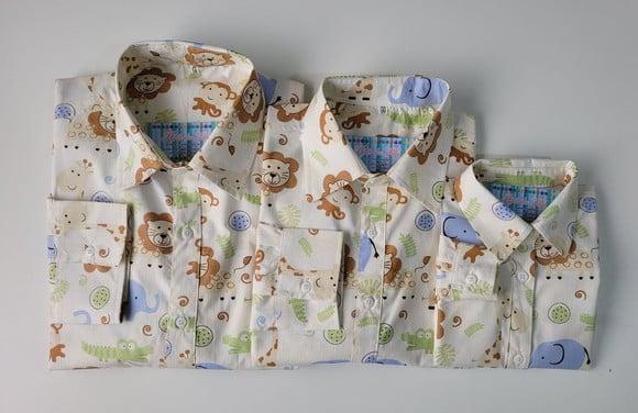 Camisa Safari Tal Pai Tal Mãe Tal Filho