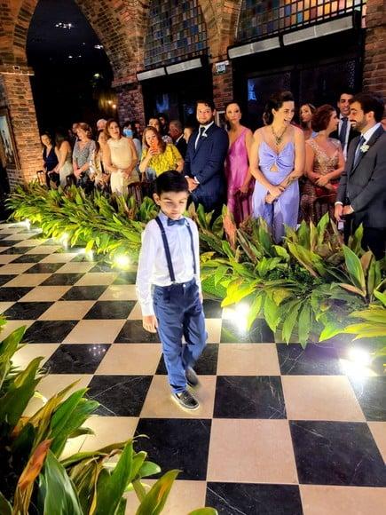 Roupa Pajem Azul Marinho