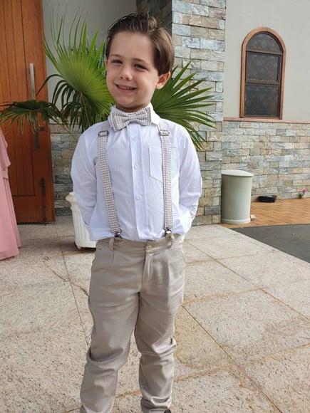 Roupa Pajem Bege