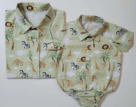 Camisa Safari Tal Pai Tal filho