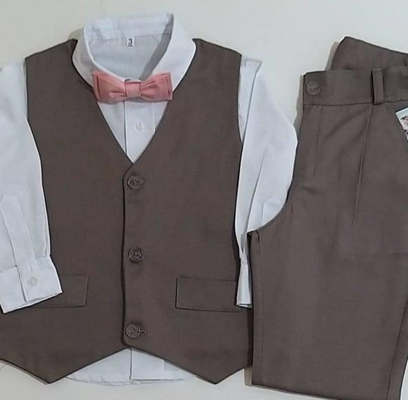 Roupa Pajem Com Colete