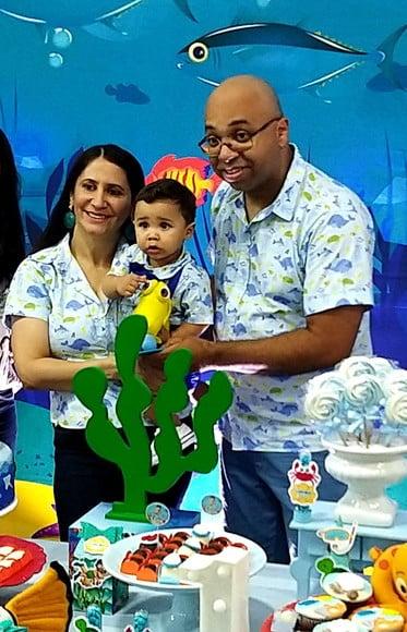 Roupa Fundo do Mar para Família