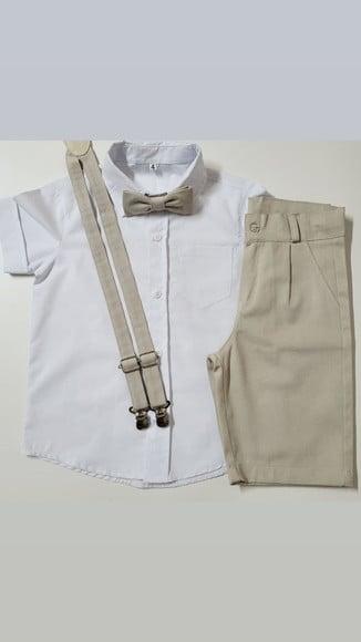 Roupa Pajem Bege