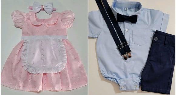 Roupa para festa João e Maria