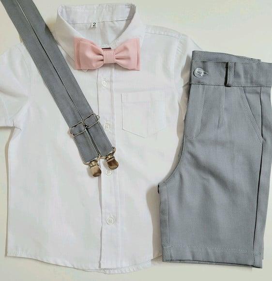 Roupa Pajem Cinza