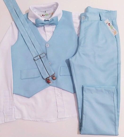 Roupa Pajem Azul Serenity