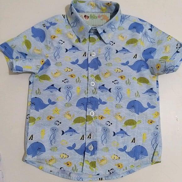 Camisa Fundo Do Mar
