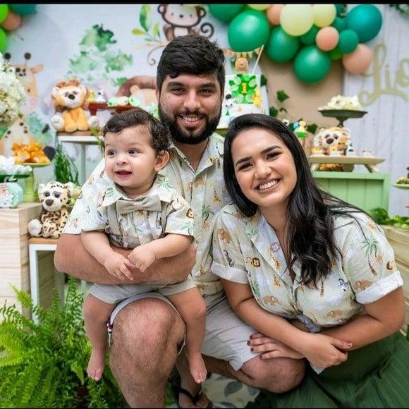 Roupa Safari Tal Pai Tal Filho e Mãe