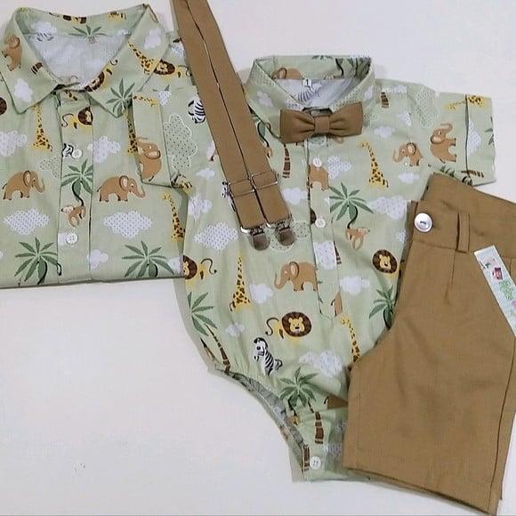 Roupa Safari Tal Pai Tal Filho