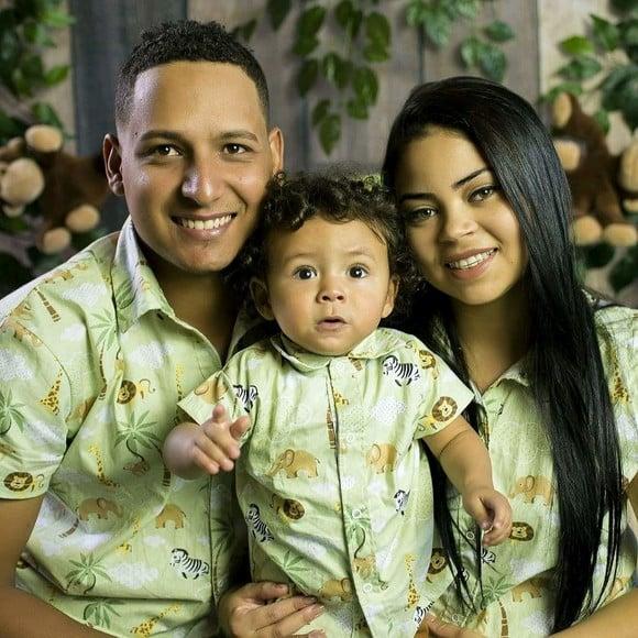 Roupa Safari Filho Camisa Pai e Mãe