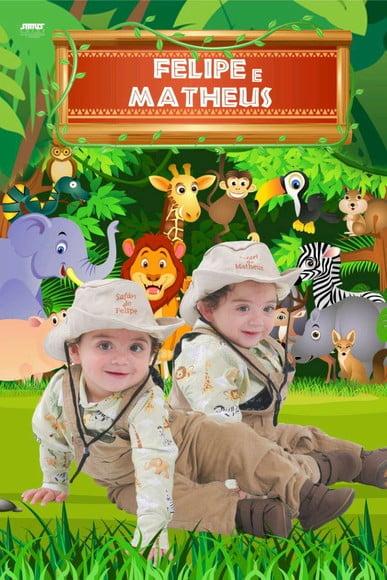 Camisa Infantil Safari