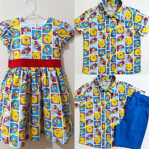 Roupa Galinha Pintadinha Para Gêmeos
