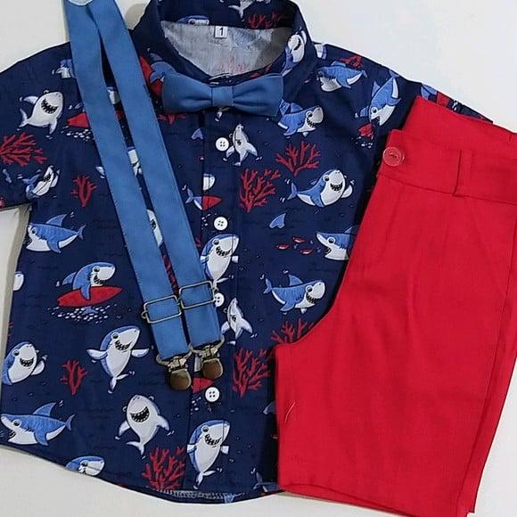 Roupa baby shark