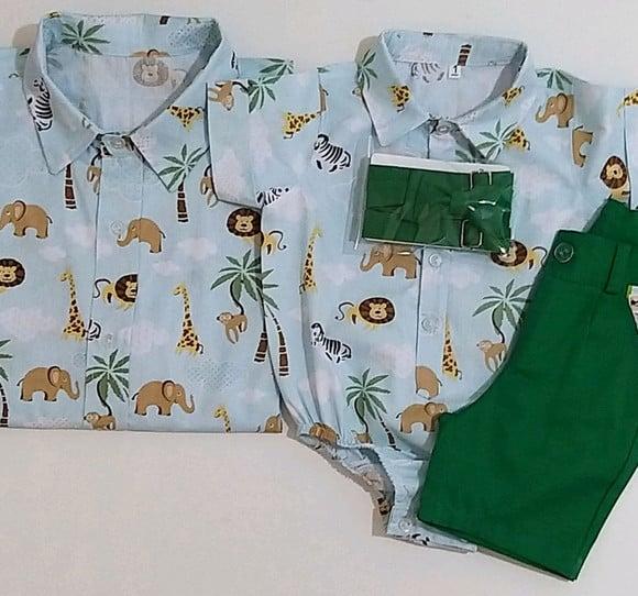 Roupa Safari Tal Pai Tal Filho
