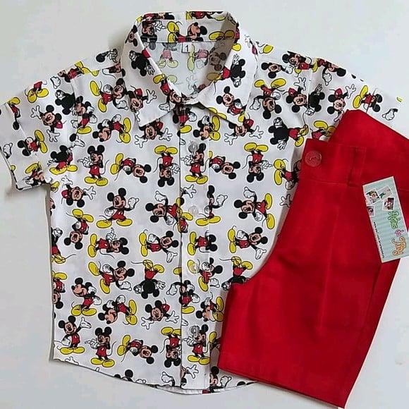 Roupa Mickey Verão